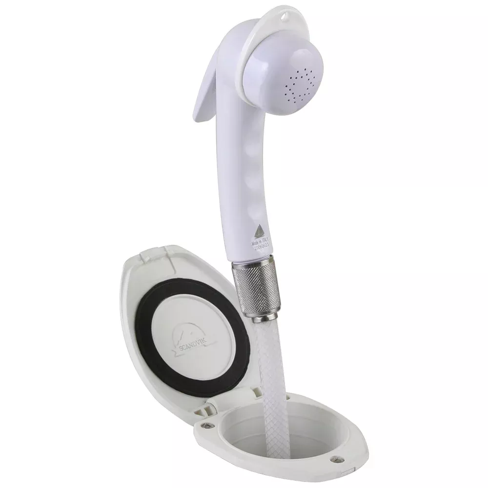 scandvik-recessed-shower-w-6-39-white-hose-euro-trigger-sprayer Scandvik Recessed Shower w/6' White Hose - Euro Trigger Sprayer