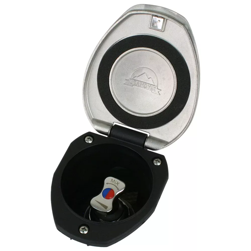 scandvik-recessed-t-handle-mixing-valve-ss-w-black-cup Scandvik Recessed T-Handle Mixing Valve - SS w/Black Cup