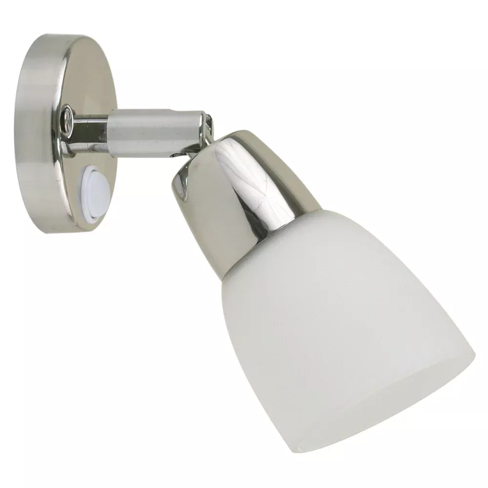 scandvik-ss-reading-light-w-frosted-glass-shade-10-30v Scandvik SS Reading Light w/Frosted Glass Shade - 10-30V