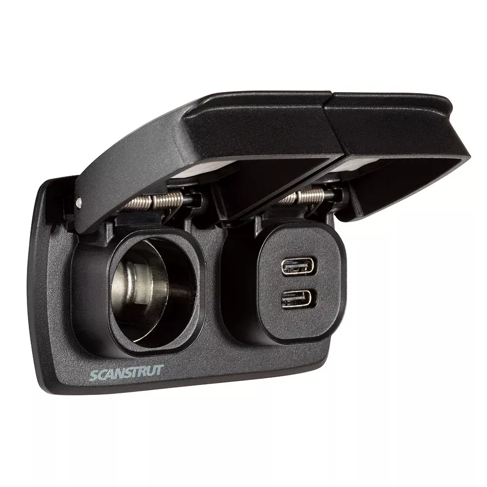 scanstrut-flip-pro-multi-dual-usb-c-amp-12v-power-socket Scanstrut Flip Pro Multi - Dual USB-C & 12V Power Socket