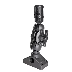 scotty-162-1-5-ball-mount-w-gear-head-post-241-side-deck-mount Scotty 162 1.5' Ball Mount w/Gear Head Post & 241 Side Deck Mount