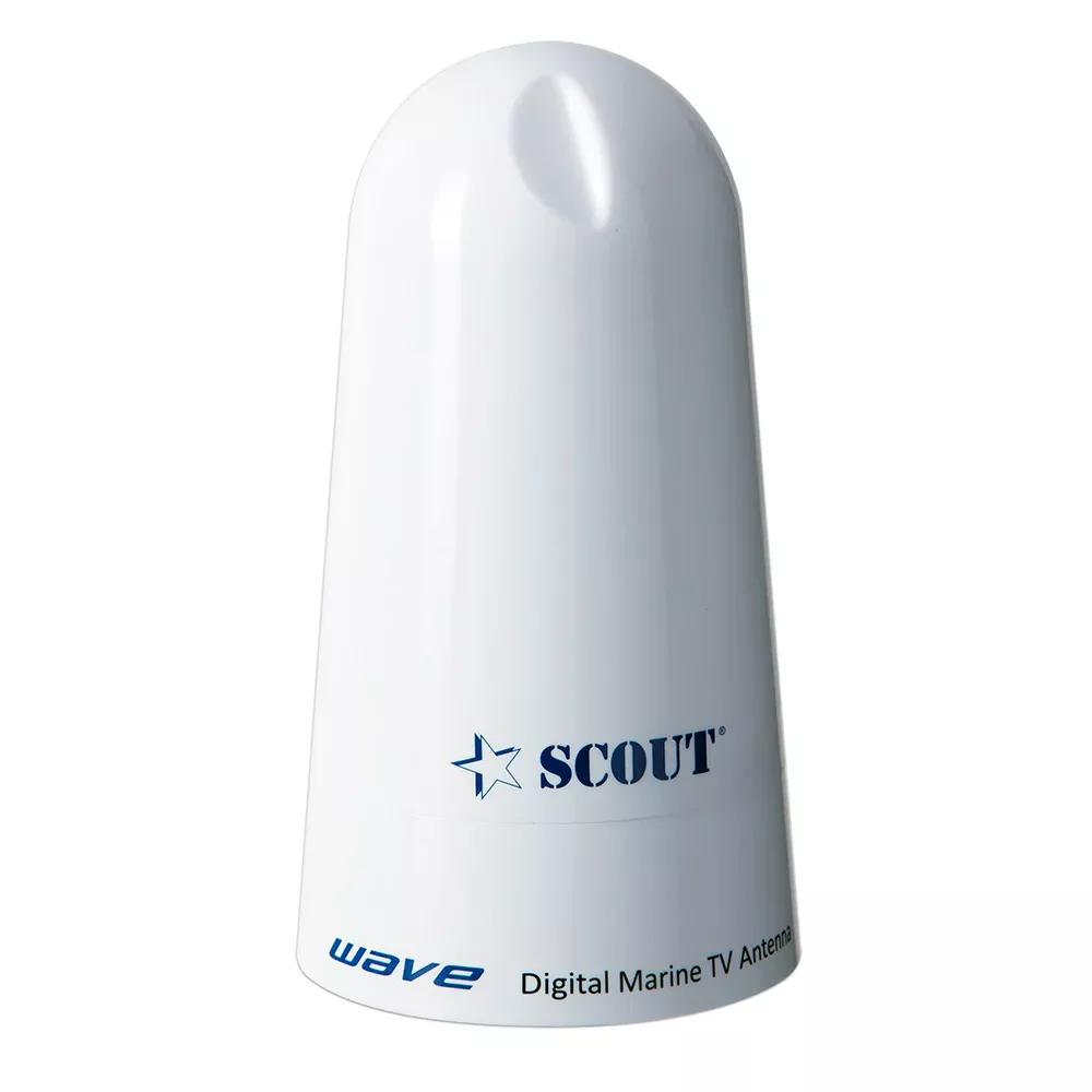 scout-wave-4-quot-white-tv-antenna-omnidirectional-25db-gain-w-10m-75-ohms-cable Scout Wave 4" White TV Antenna Omnidirectional 25dB Gain w/10M, 75 ohms, Cable