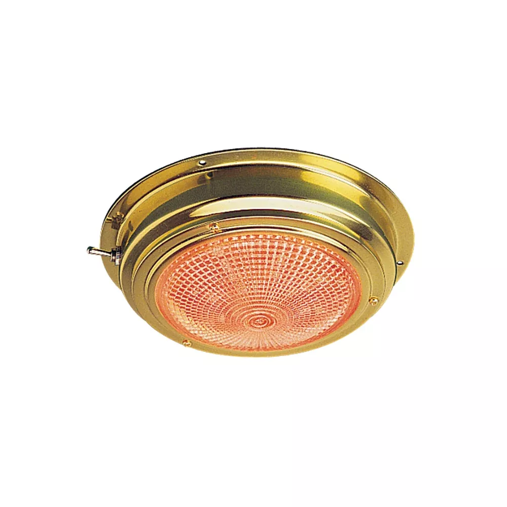sea-dog-brass-led-day-night-dome-light-5-quot-lens Sea-Dog Brass LED Day/Night Dome Light - 5" Lens