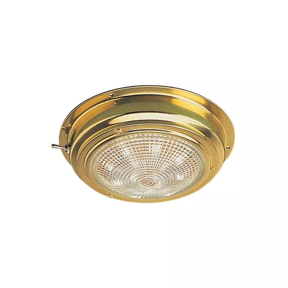 sea-dog-brass-led-dome-light-4-quot-lens Sea-Dog Brass LED Dome Light - 4" Lens