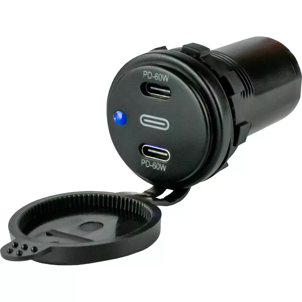 Sea-Dog - Dual USB-C Power Socket