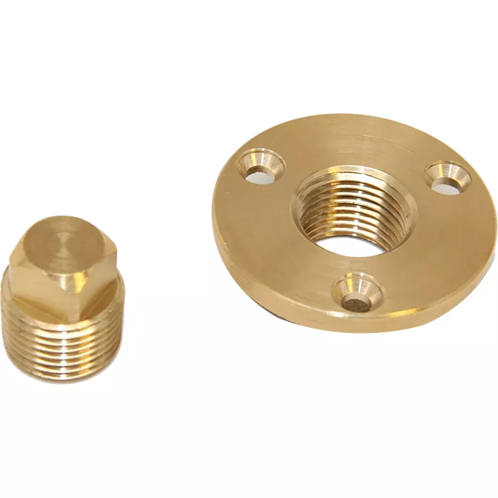 Sea-Dog Garboard Drain & Plug - Machined Bronze