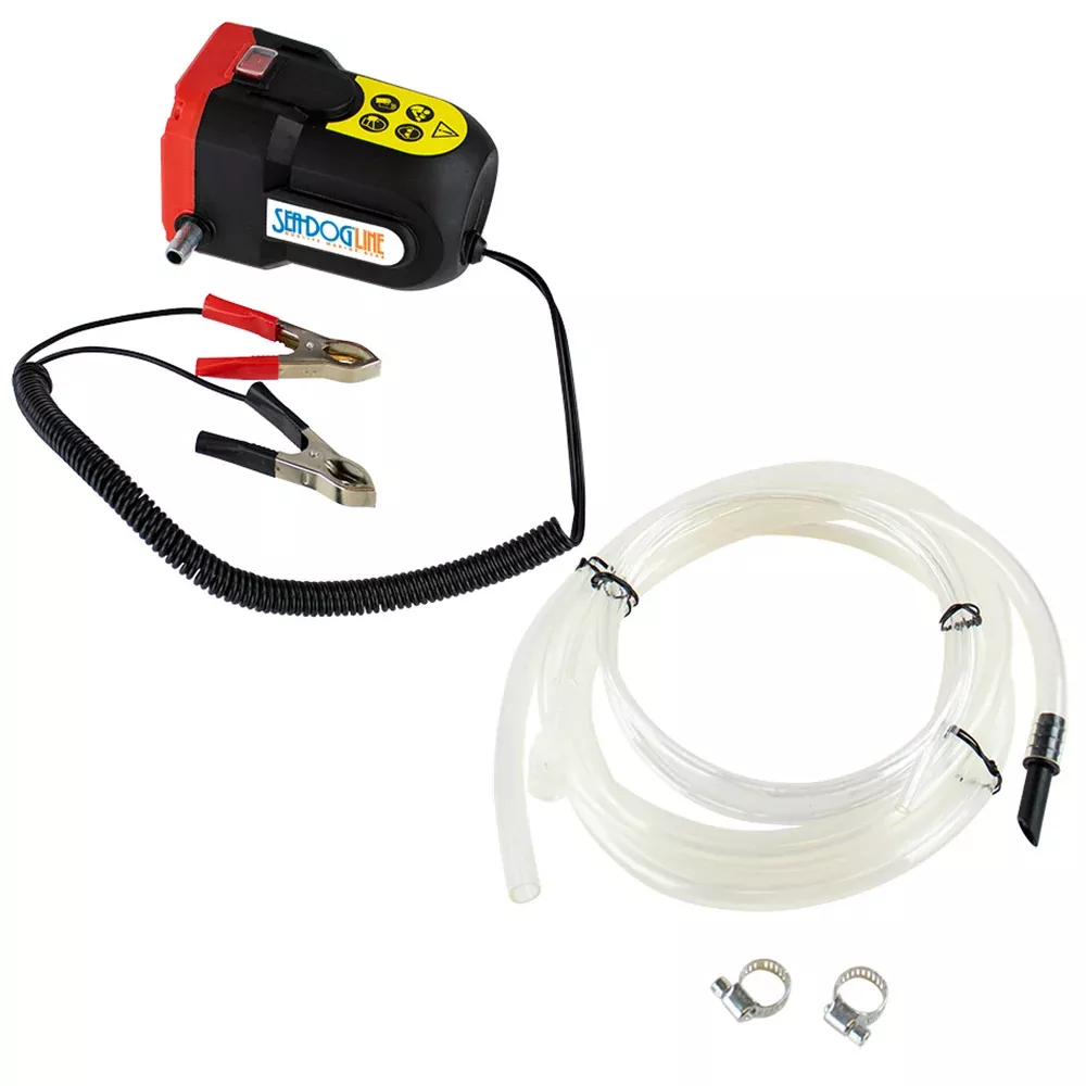 sea-dog-oil-change-pump-w-battery-clips-12v Sea-Dog Oil Change Pump w/Battery Clips - 12V