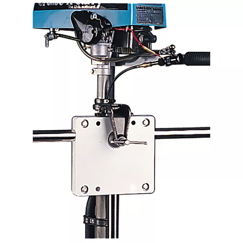 sea-dog-poly-rail-mount-motor-bracket-white Sea-Dog Poly Rail Mount Motor Bracket - White
