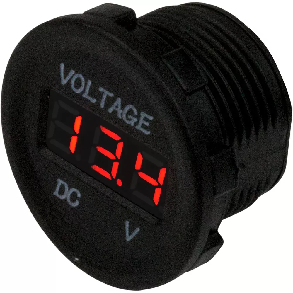 sea-dog-round-voltage-meter-6v-30v Sea-Dog Round Voltage Meter - 6V-30V