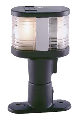 seachoice-05991-black-polycarbonate-masthead-all-round-white-light Seachoice 05991 Black Polycarbonate Masthead and All-Round White Light