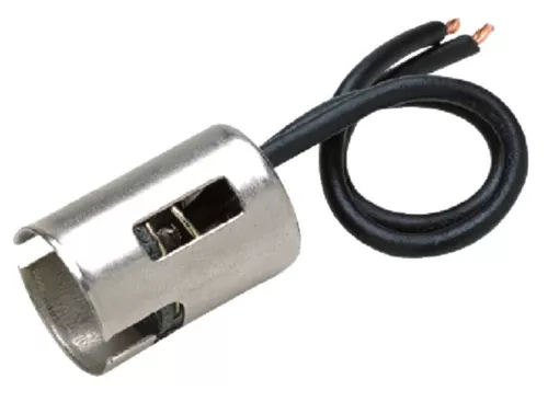 Seachoice 08321 Chrome Plated Brass Bayonet Socket With 4" Wire Lead
