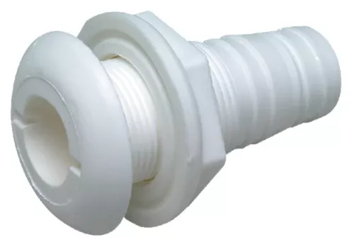 seachoice-18050-3-4-white-plastic-thru-hull-w-broad-flange Seachoice 18050 3/4" White Plastic Thru-Hull w/Broad Flange