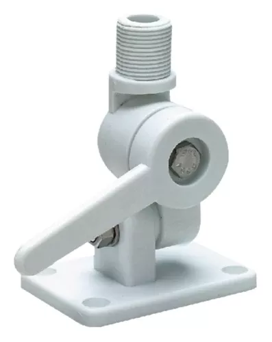 seachoice-19501-nylon-antenna-ratchet-mount-white Seachoice 19501 Nylon Antenna Ratchet Mount - White
