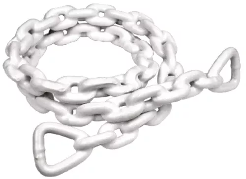 seachoice-44401-white-pvc-coated-galvanized-anchor-lead-chain-3-16-x-4 Seachoice 44401 White PVC Coated Galvanized Anchor Lead Chain 3/16" x 4'