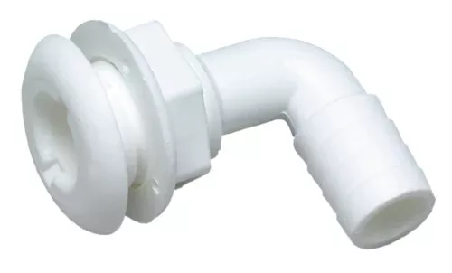 seachoice-50-18131-90-degree-plastic-thru-hull-44-one-nut-application-44-white Seachoice 50-18131 90 Degree Plastic Thru-Hull, One Nut Application, White