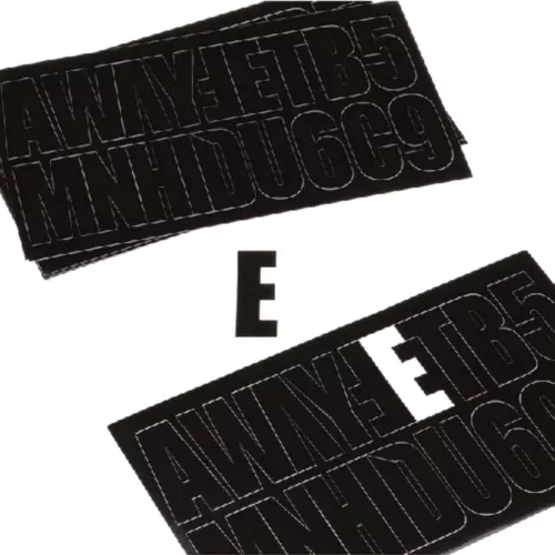 seachoice-77111-3-1-4-148-piece-letter-number-kit-black Seachoice 77111 3-1/4" 148 Piece Letter & Number Kit - Black