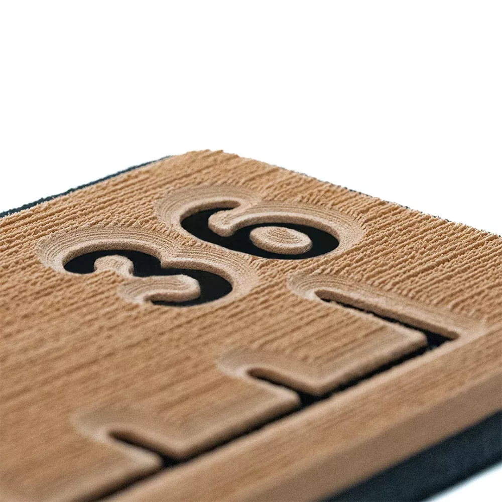 seadek-36-rdquo-routed-ruler-6mm-brushed-texture-mocha-black SeaDek 36” Routed Ruler - 6mm - Brushed Texture - Mocha/Black