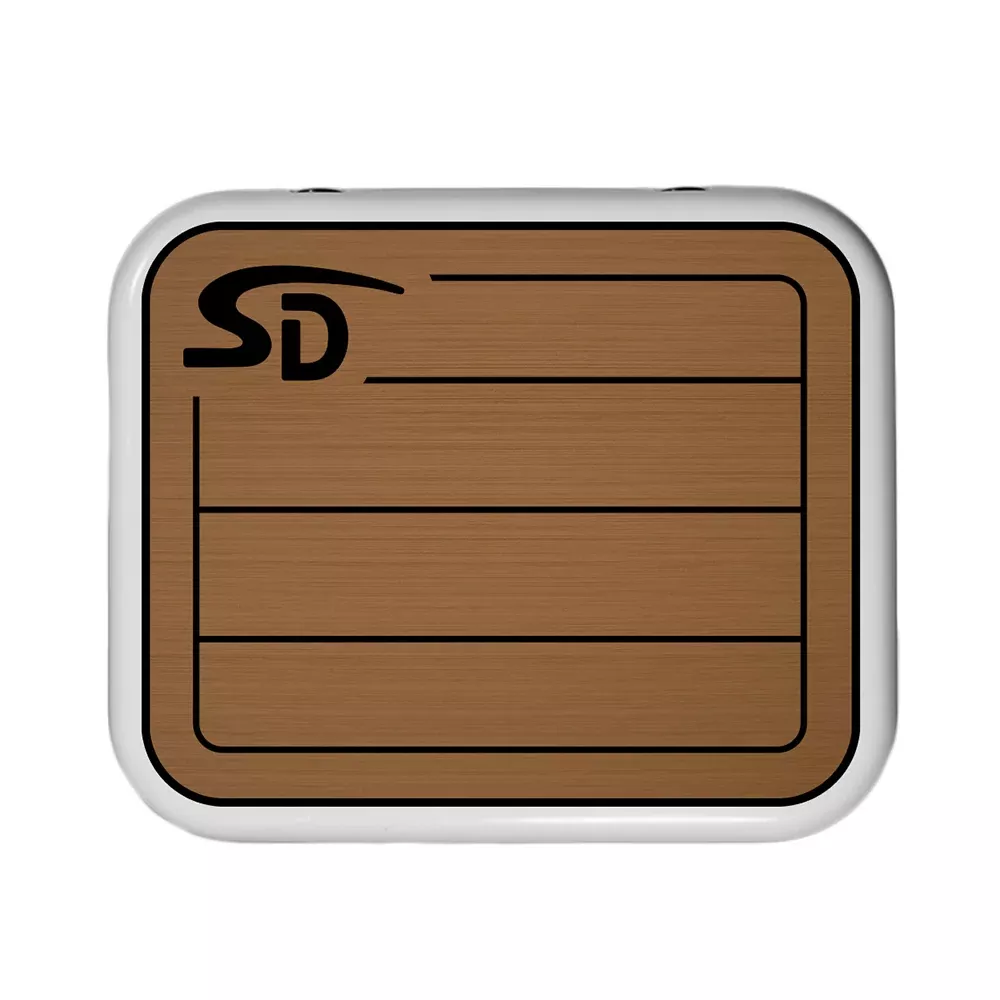 seadek-yeti-roadie-24-teak-cooler-pad-6mm-mocha-black SeaDek YETI Roadie 24 Teak Cooler Pad - 6mm - Mocha/Black