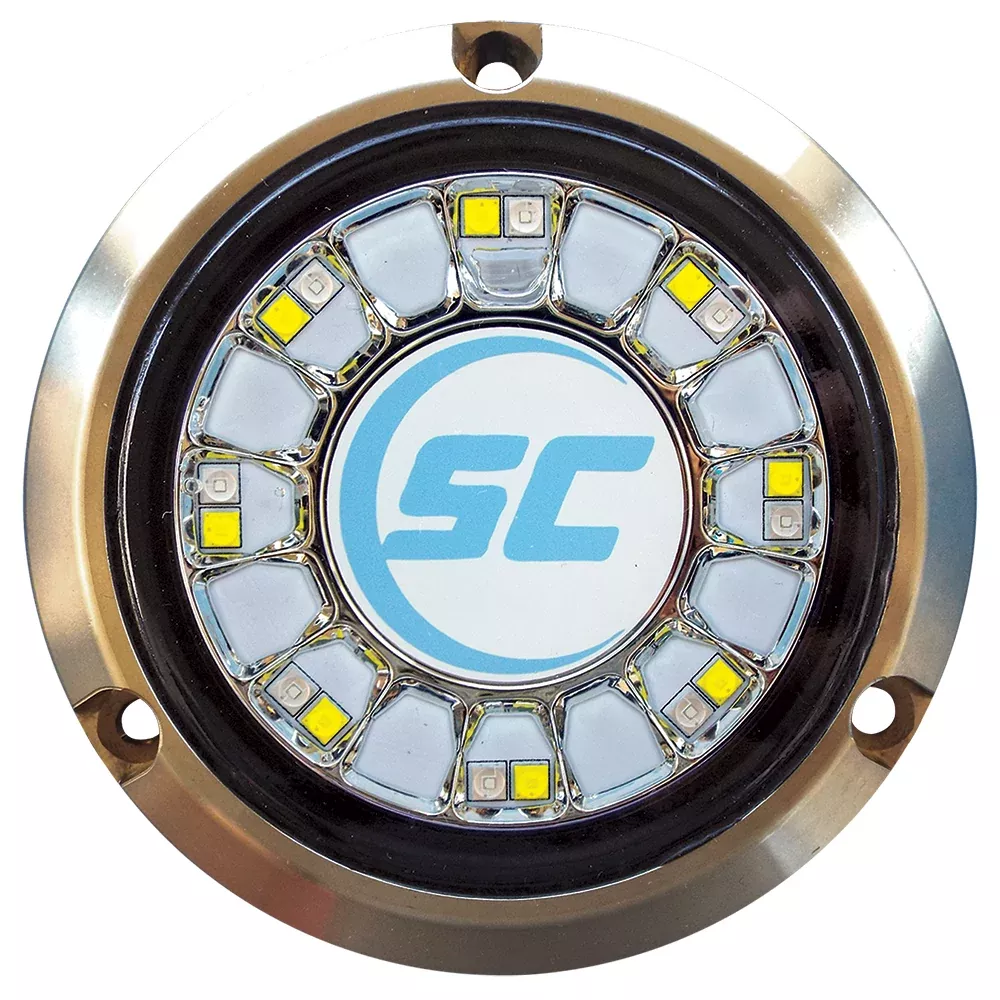 shadow-caster-blue-white-color-changing-underwater-light-16-leds-bronze Shadow-Caster Blue/White Color Changing Underwater Light - 16 LEDs - Bronze