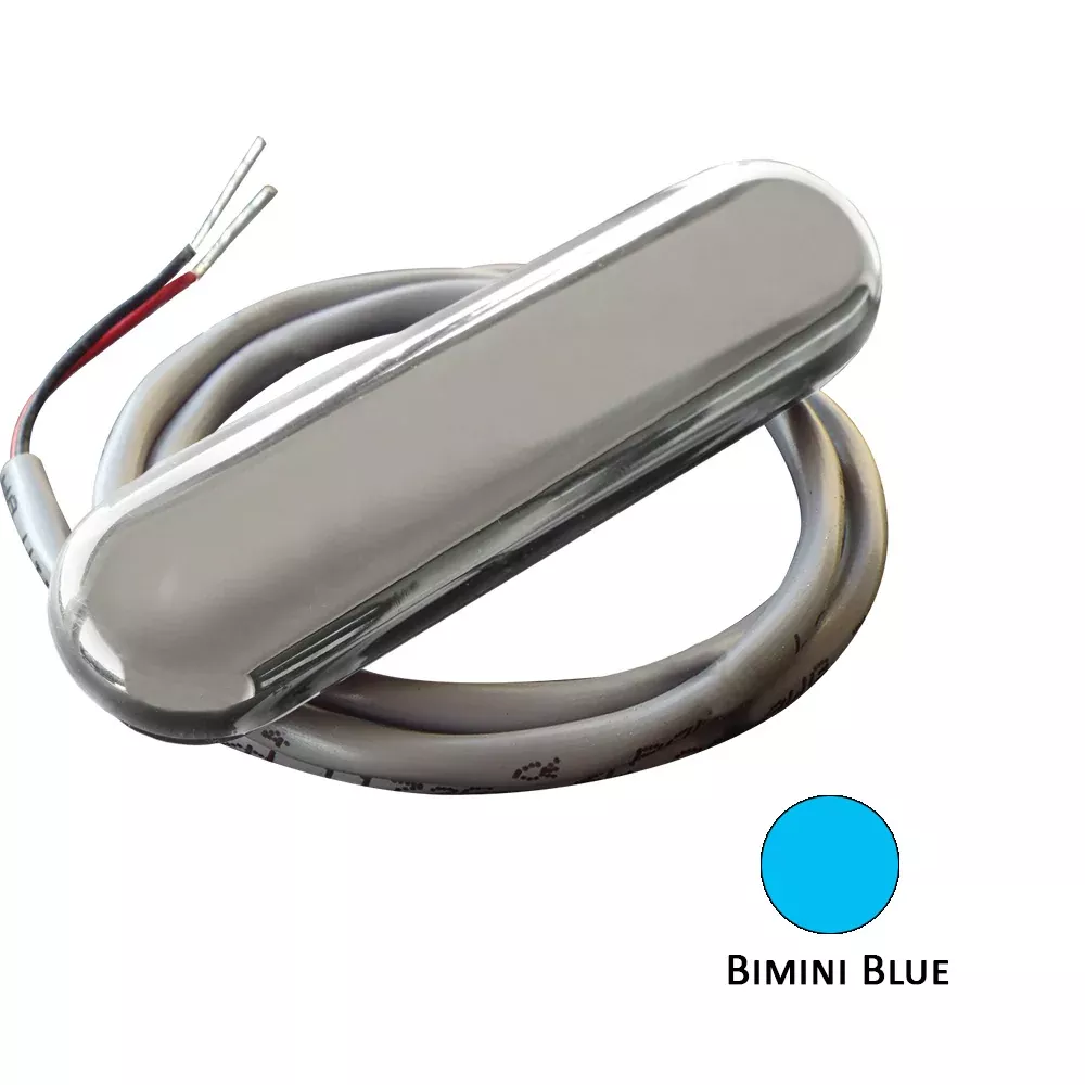 shadow-caster-courtesy-light-w-2-lead-wire-316-ss-cover-bimini-bl Shadow-Caster Courtesy Light w/2' Lead Wire - 316 SS Cover - Bimini Bl