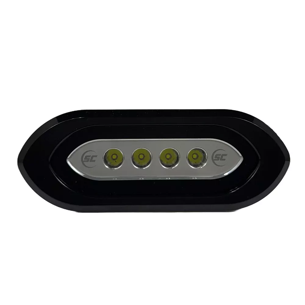 shadow-caster-flush-mount-spreader-light-black-housing-white-scm Shadow-Caster Flush Mount Spreader Light - Black Housing - White [SCM-