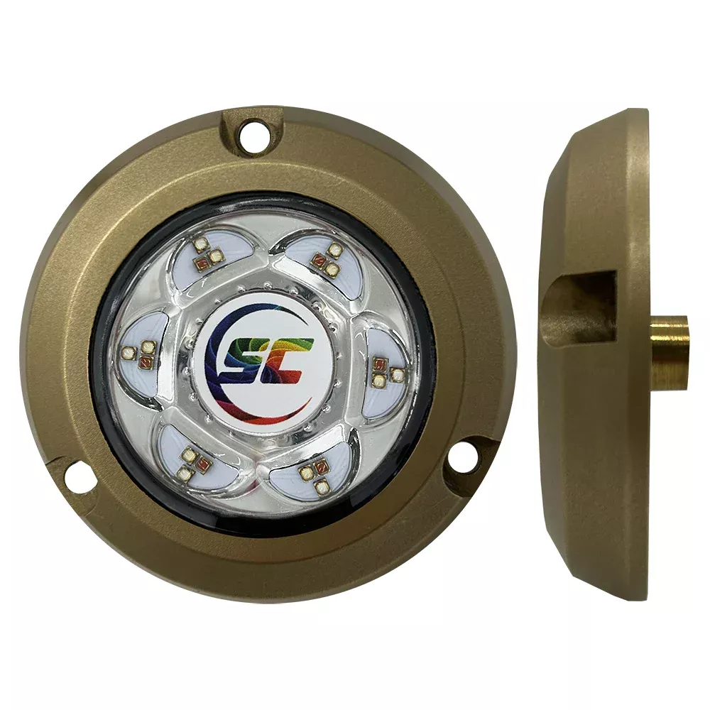 shadow-caster-sc2-series-bronze-surface-mount-underwater-light-full-color Shadow-Caster SC2 Series Bronze Surface Mount Underwater Light - Full-Color