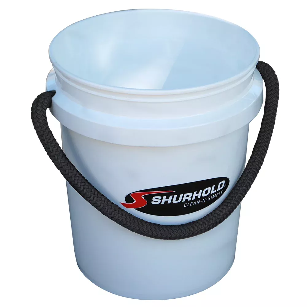 shurhold-world-39-s-best-rope-handle-bucket-5-gallon-white Shurhold World's Best Rope Handle Bucket - 5 Gallon - White