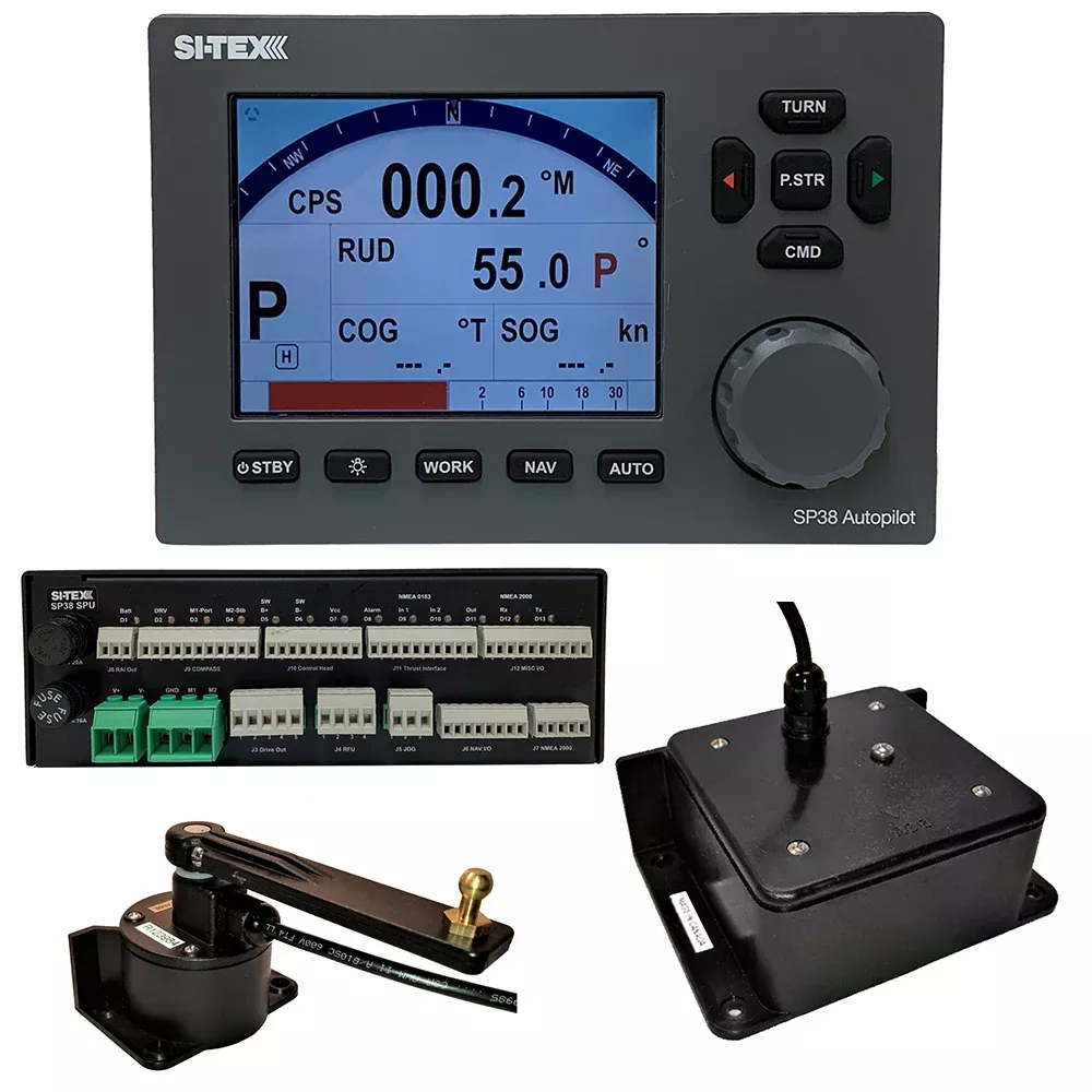 si-tex-sp38-2-autopilot-core-pack-including-flux-gate-compass-amp-rotary-feedbac SI-TEX SP38-2 Autopilot Core Pack Including Flux Gate Compass & Rotary Feedback, No Pump