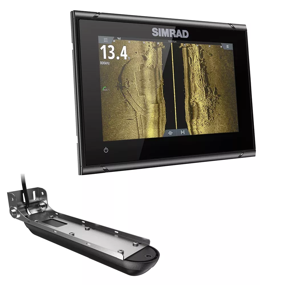 simrad-go7-xsr-chartplotter-fishfinder-w-active-imaging-3-in-1-transom-mount-tra Simrad GO7 XSR Chartplotter/Fishfinder w/Active Imaging 3-in-1 Transom Mount Transducer & C-MAP Discover Chart