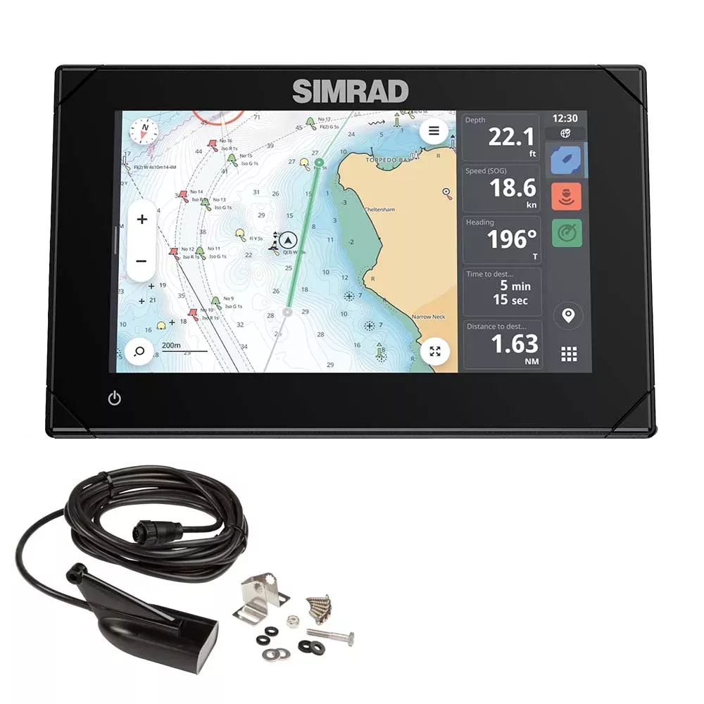 simrad-nsx-trade-3007-7-quot-combo-chartplotter-amp-fishfinder-w-hdi-transducer Simrad NSX™ 3007 7" Combo Chartplotter & Fishfinder w/HDI Transducer