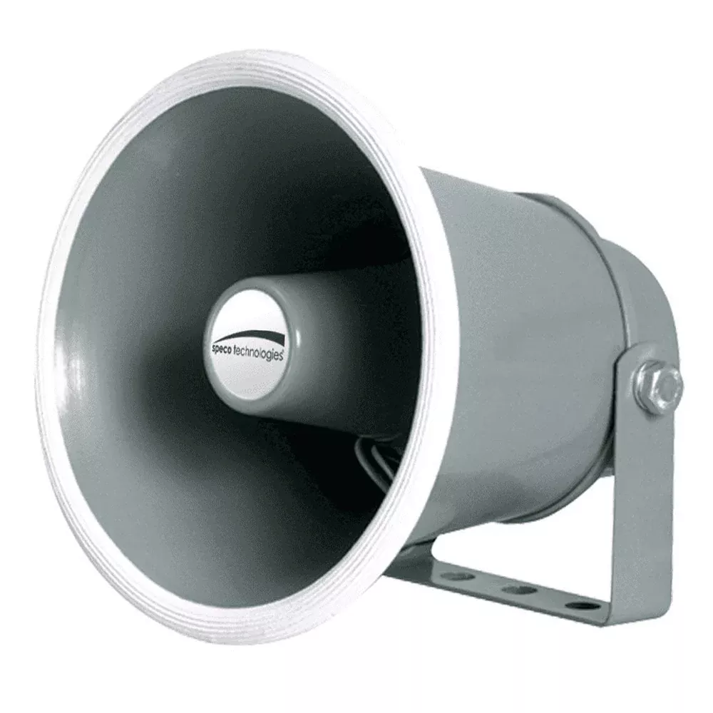 speco-6-quot-weather-resistant-aluminum-speaker-horn-8-ohms Speco 6" Weather-Resistant Aluminum Speaker Horn 8 Ohms