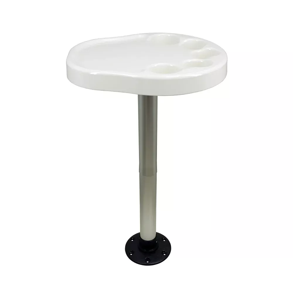 Springfield Party Platter Thread-Lock™ Surface Mount Table Package - White