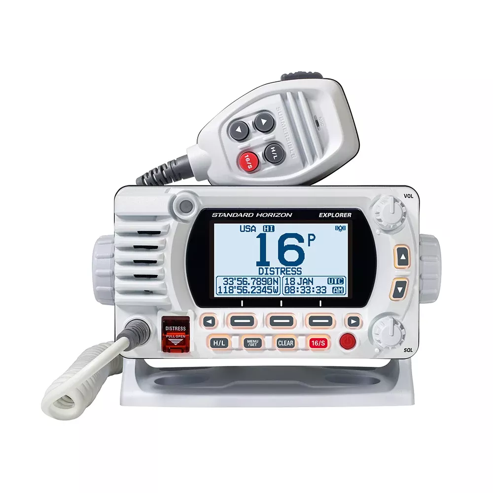 standard-horizon-gx1800g-fixed-mount-vhf-w-gps-white Standard Horizon GX1800G Fixed Mount VHF w/GPS - White