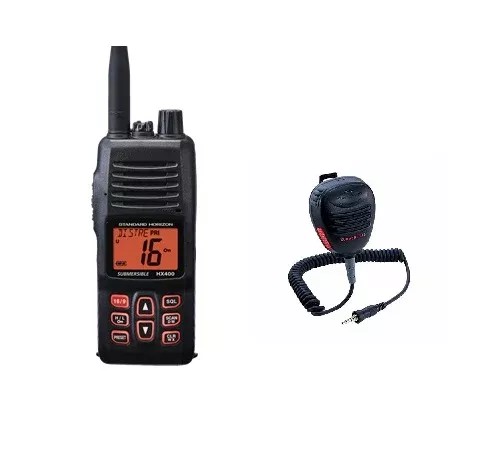 standard-hx400-5w-handheld-vhf-with-cmp460-speaker-microphone Standard HX400 5W Handheld VHF With CMP460 Speaker Microphone