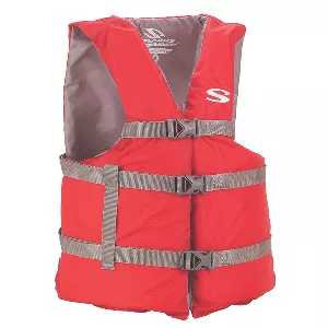 stearns-adult-classic-red-pfd-life-vest Stearns Adult Classic Red PFD Life Vest