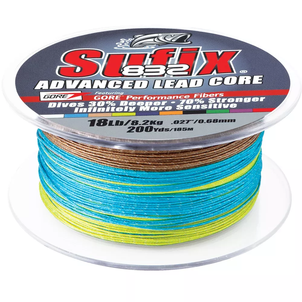 sufix-832-advanced-lead-core-18lb-10-color-metered-200-yds Sufix 832 Advanced Lead Core - 18lb - 10-Color Metered - 200 yds