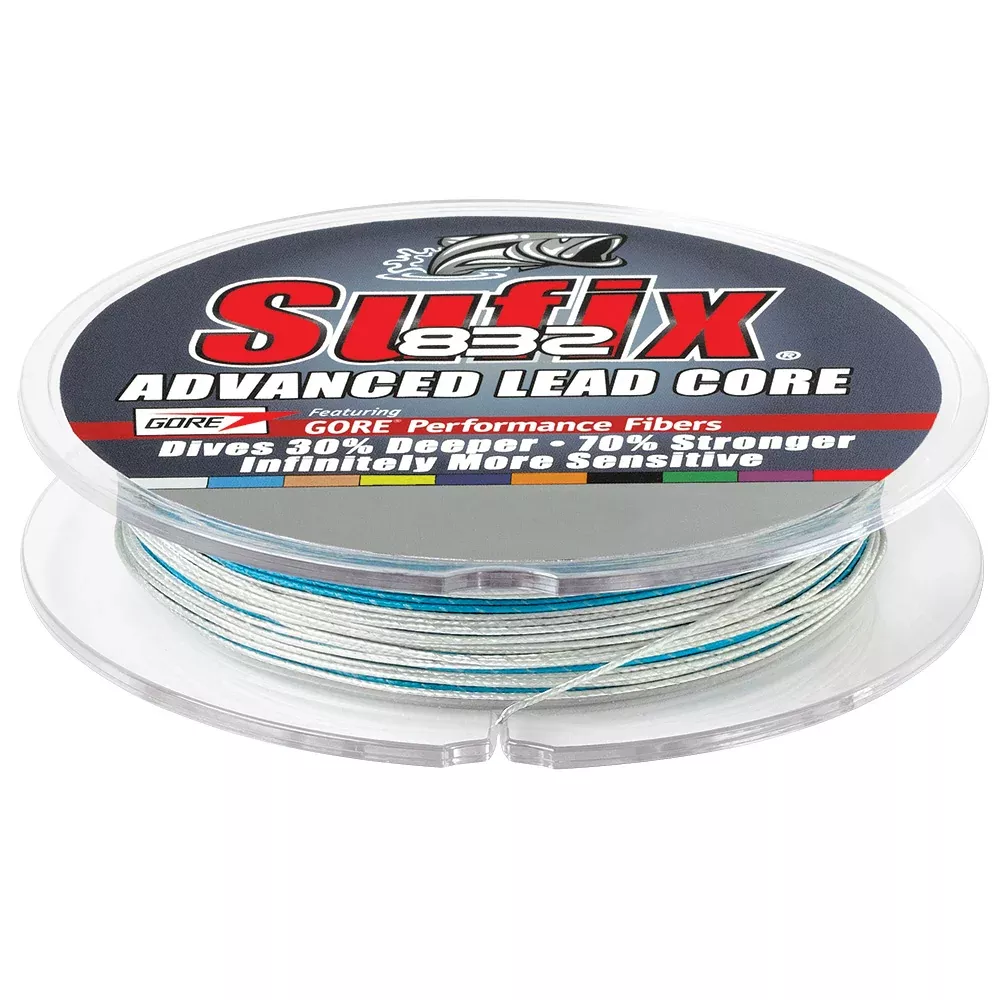 sufix-832-advanced-lead-core-27lb-10-color-metered-100-yds Sufix 832 Advanced Lead Core - 27lb - 10-Color Metered - 100 yds