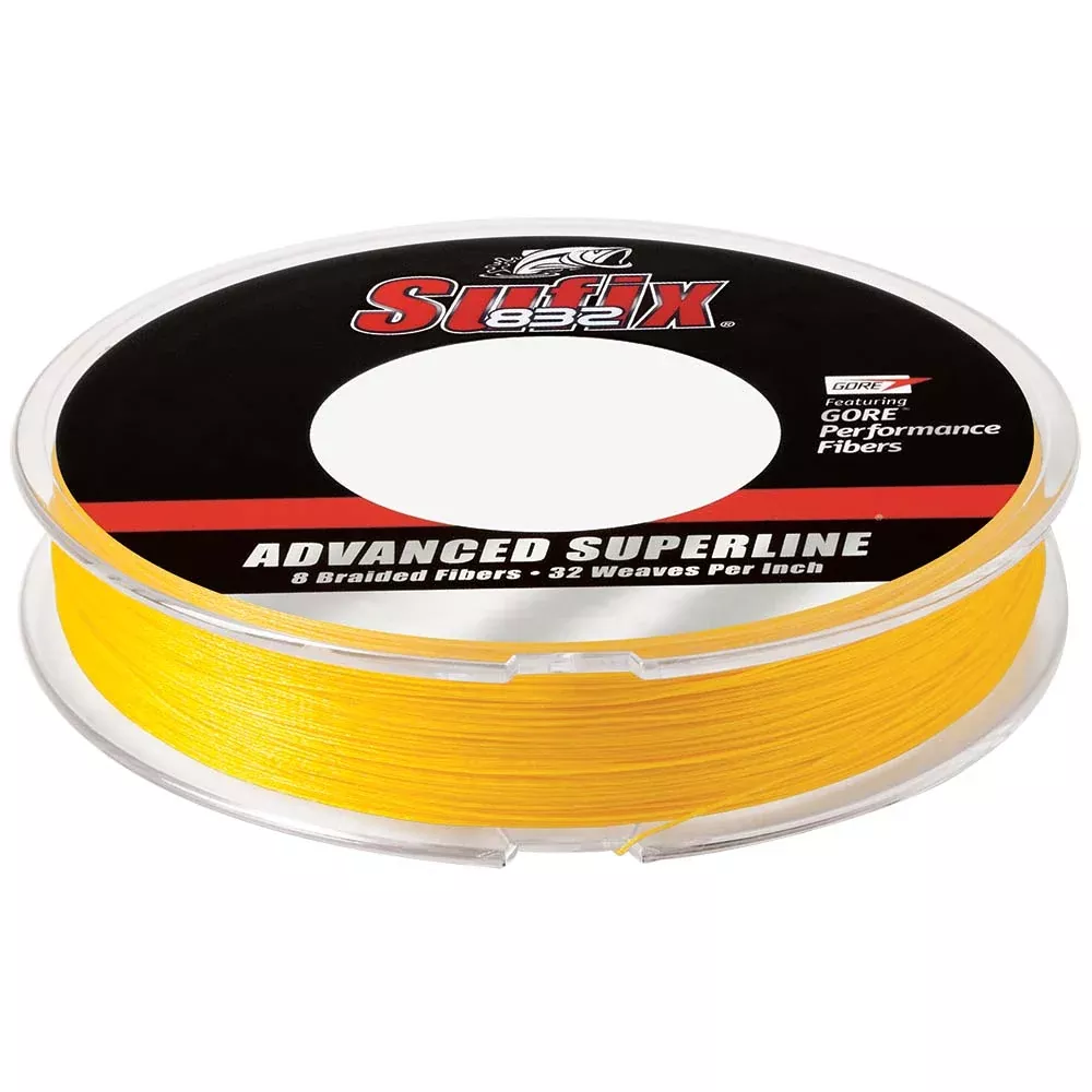 sufix-832-reg-advanced-superline-reg-braid-20lb-hi-vis-yellow-150-yds Sufix 832® Advanced Superline® Braid - 20lb - Hi-Vis Yellow - 150 yds