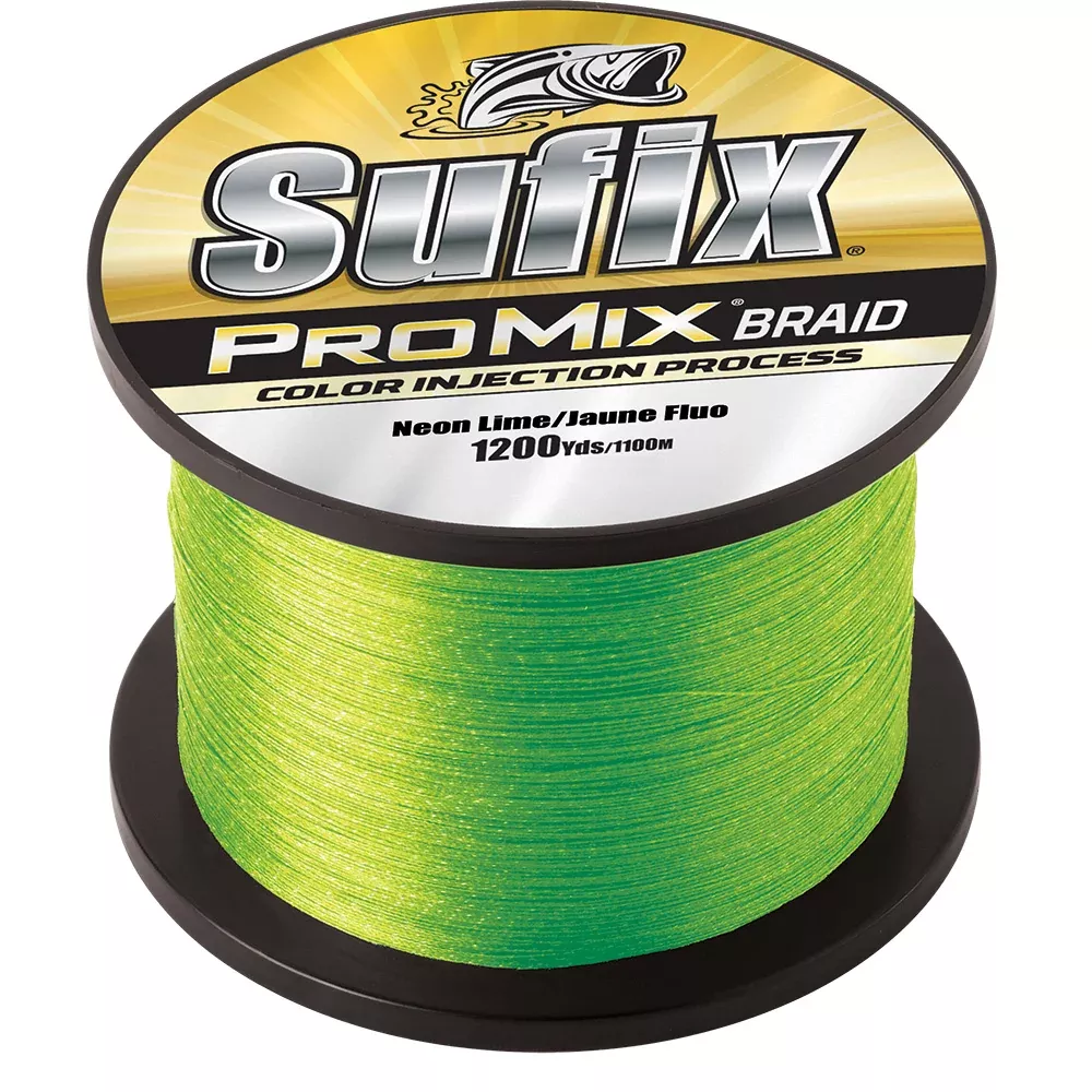 sufix-promix-reg-braid-40lb-neon-lime-1200-yds Sufix ProMix® Braid - 40lb - Neon Lime - 1200 yds