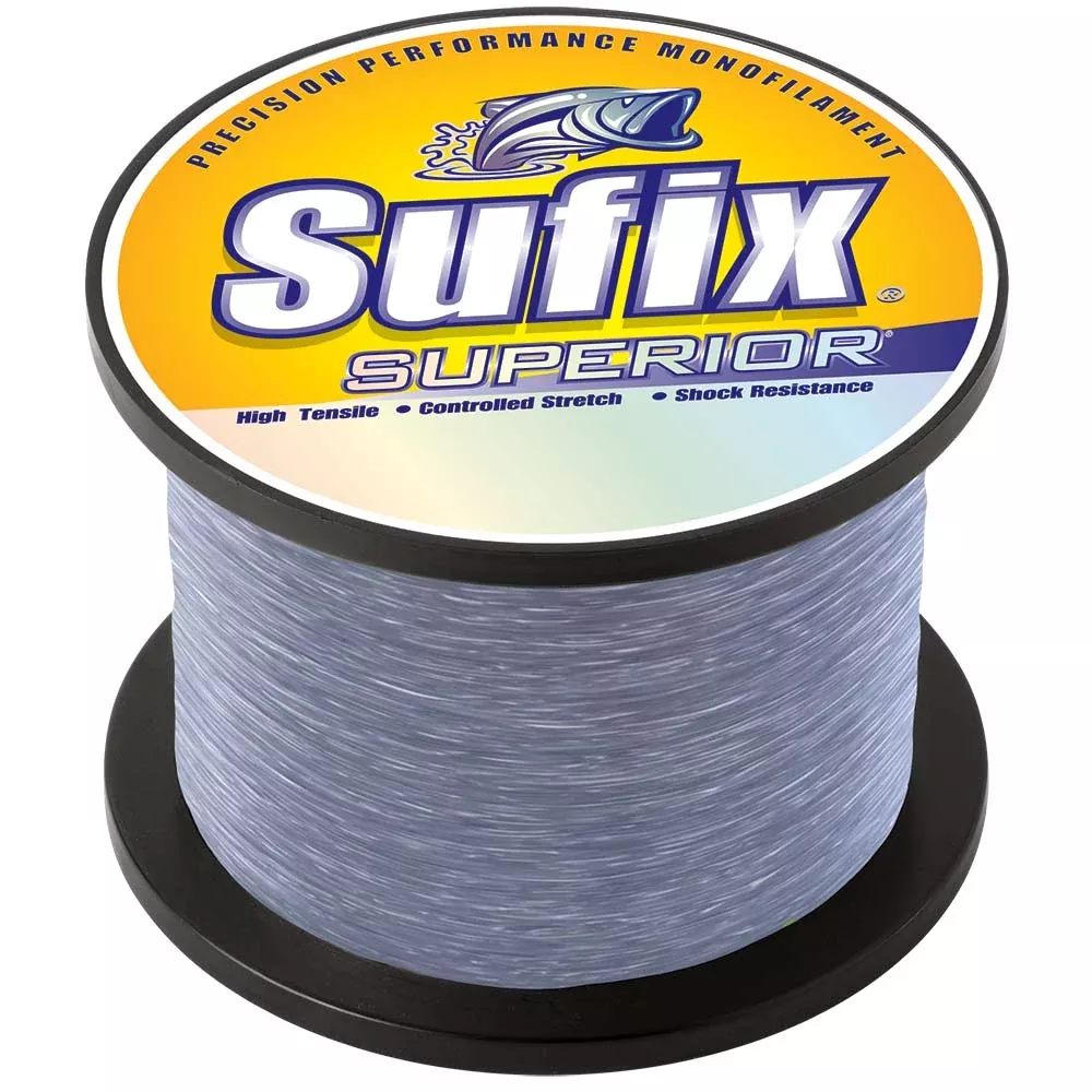 sufix-superior-smoke-blue-monofilament-25lb-4710-yds Sufix Superior Smoke Blue Monofilament - 25lb - 4710 yds
