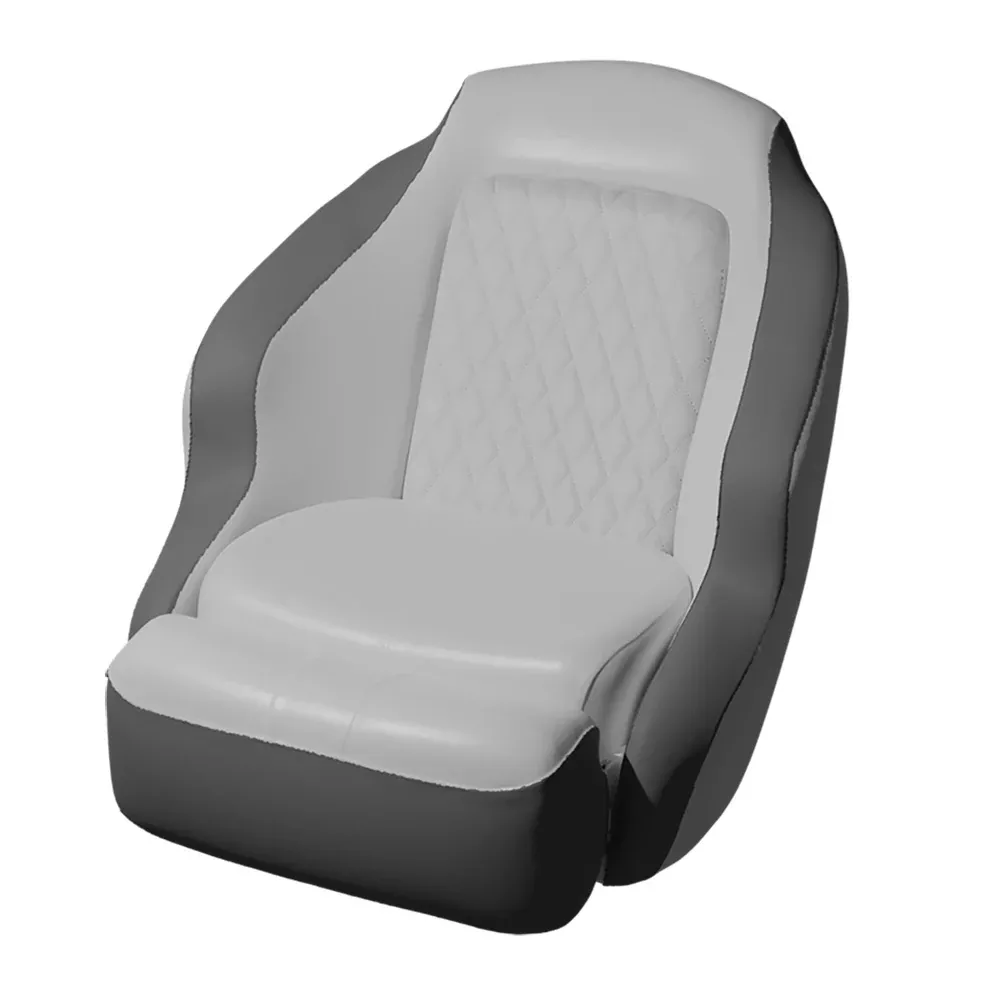 taco-anclote-diamond-bucket-seat-white-grey TACO Anclote Diamond Bucket Seat - White/Grey