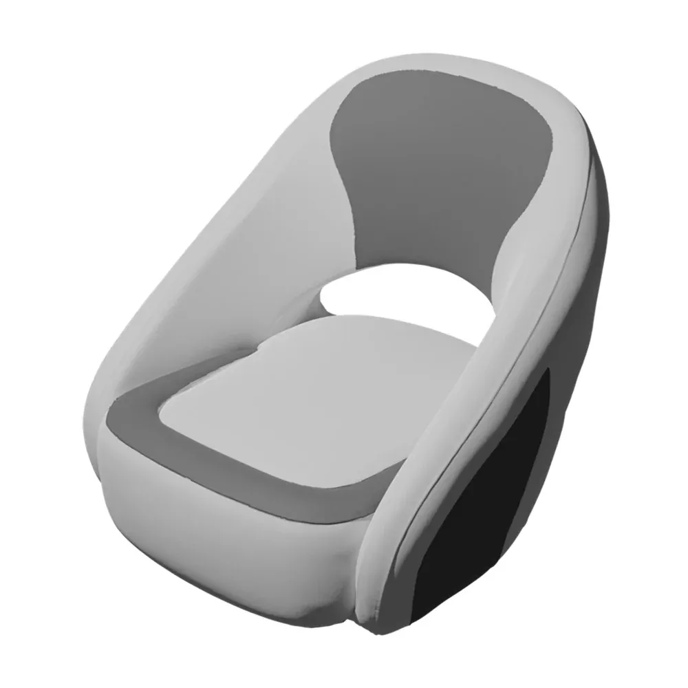 taco-caladesi-smooth-bucket-seat-white-grey TACO Caladesi Smooth Bucket Seat - White/Grey