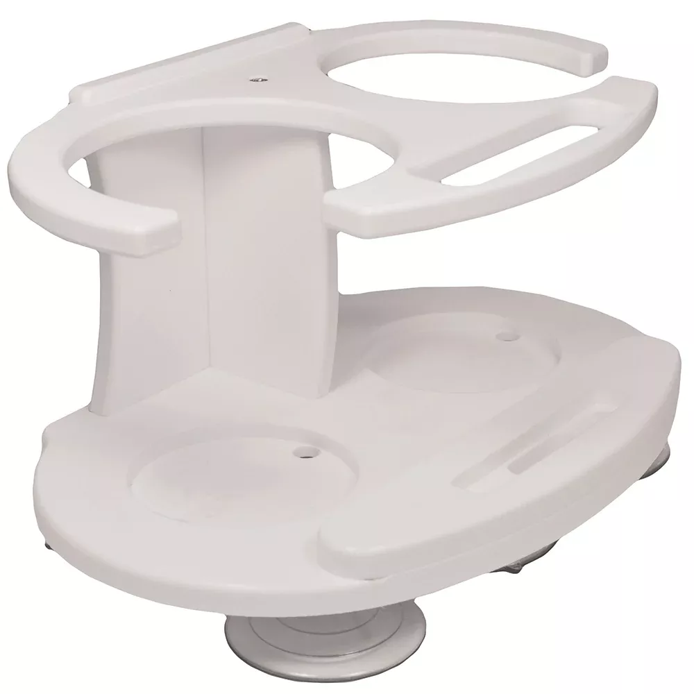 taco-double-tumbler-poly-drink-holder-white TACO Double Tumbler Poly Drink Holder - White