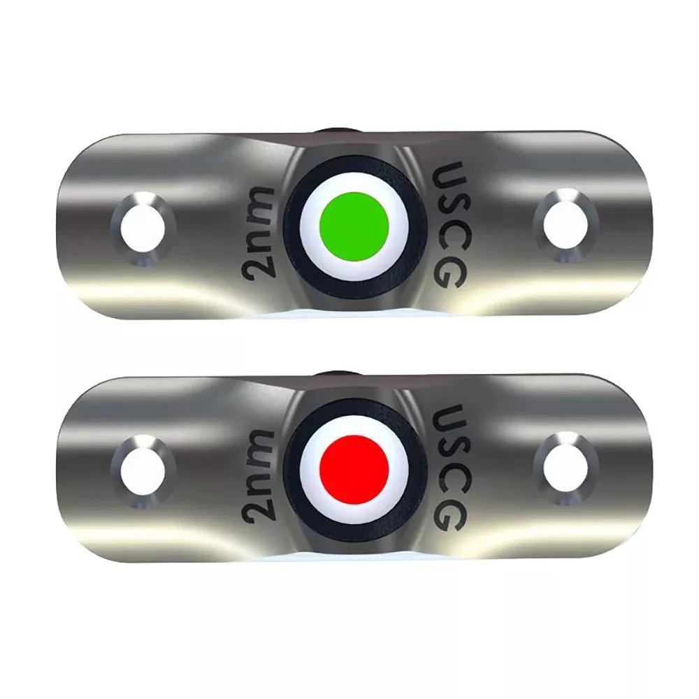 taco-rub-rail-mounted-led-navigation-light-set-2-1-2-quot TACO Rub Rail Mounted LED Navigation Light Set - 2-1/2"