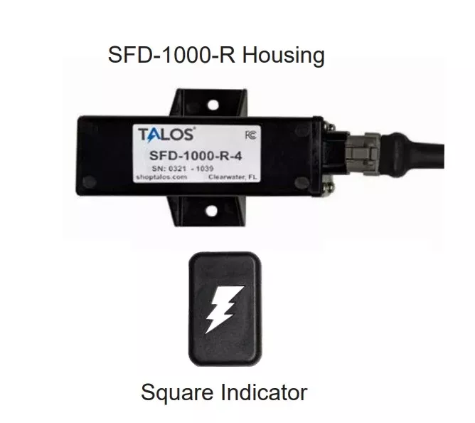 talos-sfd1000r-black-rectangular-lightning-detector-with-10ft-cable Talos SFD1000R Black Rectangular Lightning Detector with 10ft Cable