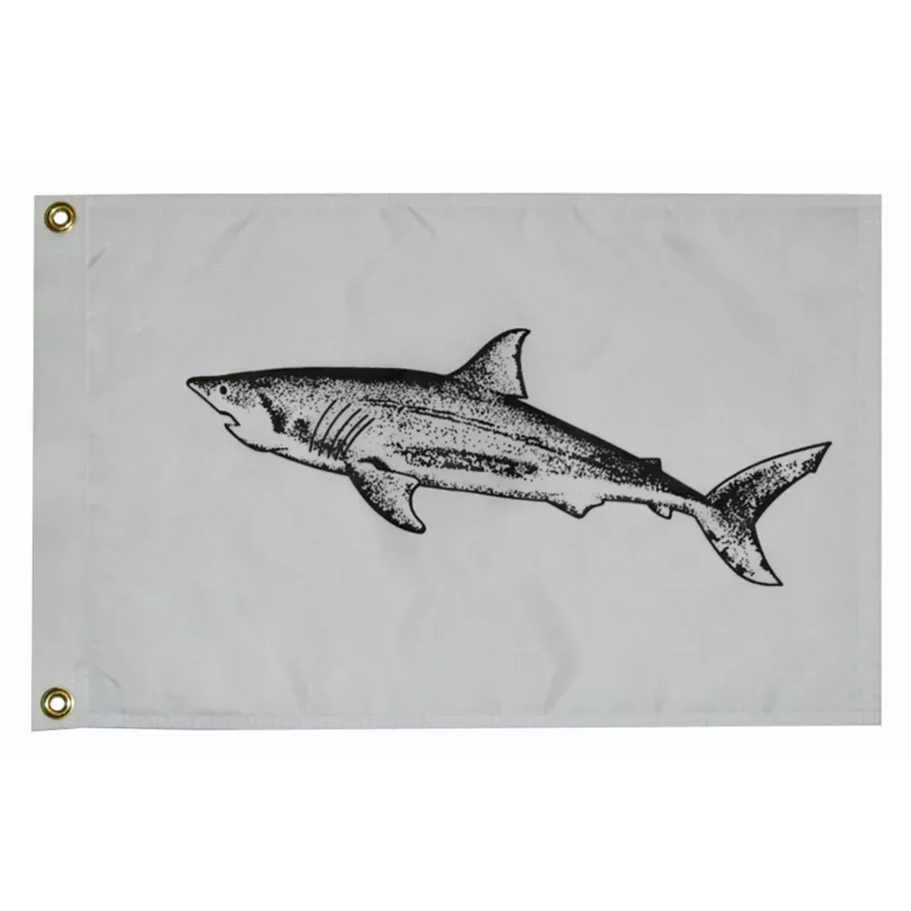 taylor-made-12-quot-x-18-quot-shark-flag Taylor Made 12" x 18" Shark Flag