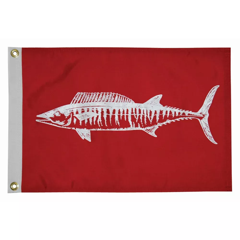 taylor-made-12-quot-x-18-quot-wahoo-flag Taylor Made 12" x 18" Wahoo Flag