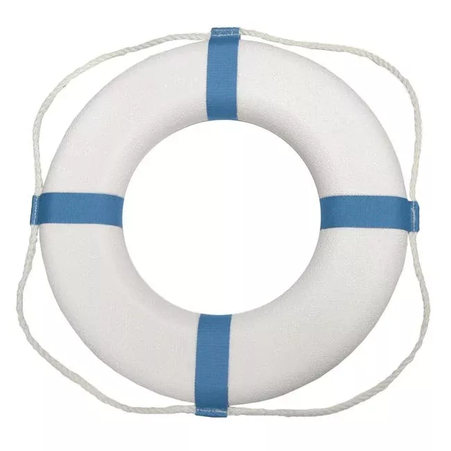 taylor-made-decorative-ring-buoy-25-quot-white-blue-not-uscg-approved Taylor Made Decorative Ring Buoy - 25" - White/Blue - Not USCG Approved