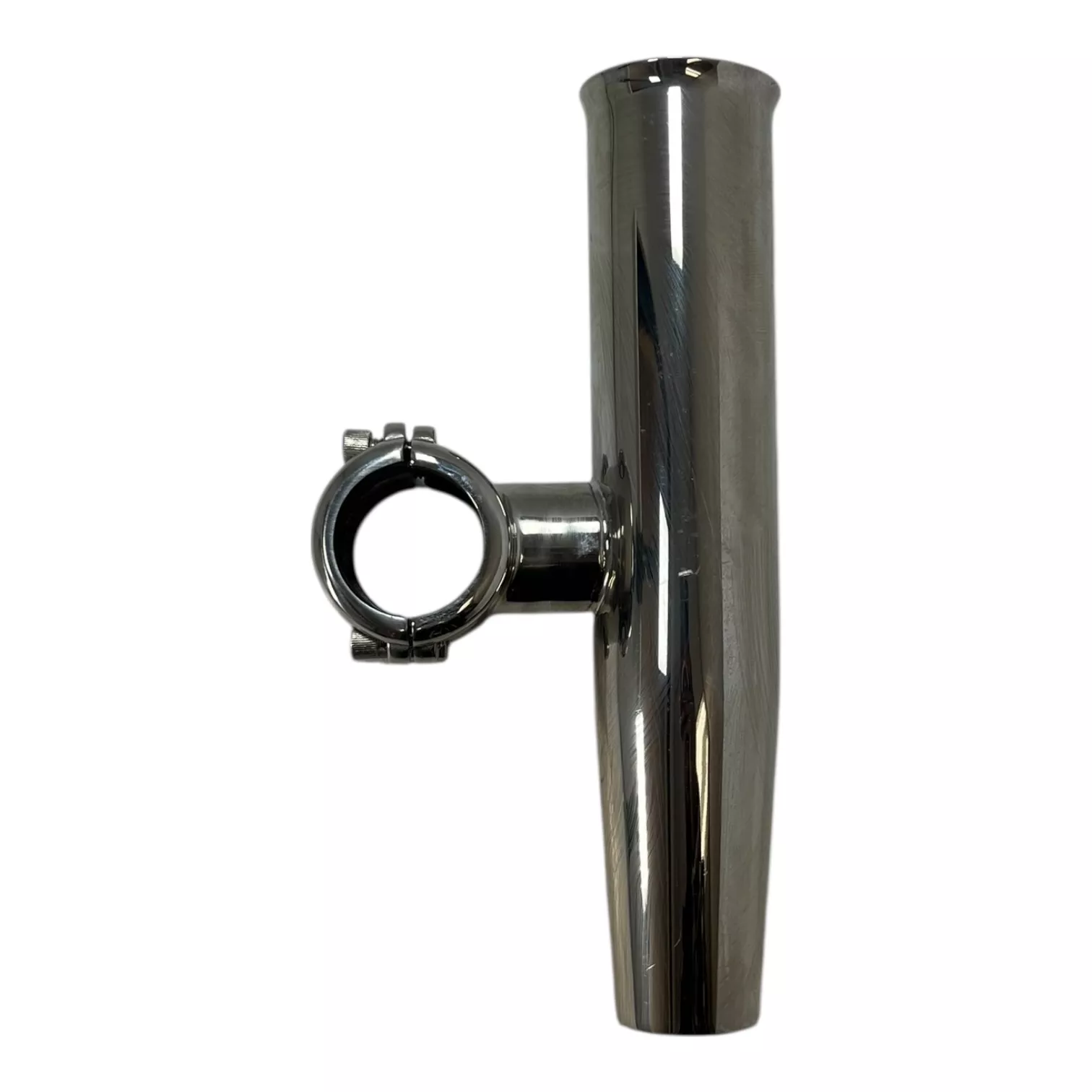 Tigress 88184, SS Clamp-On Rod Holder 1 1/2" Horizontal Mount (Silver)