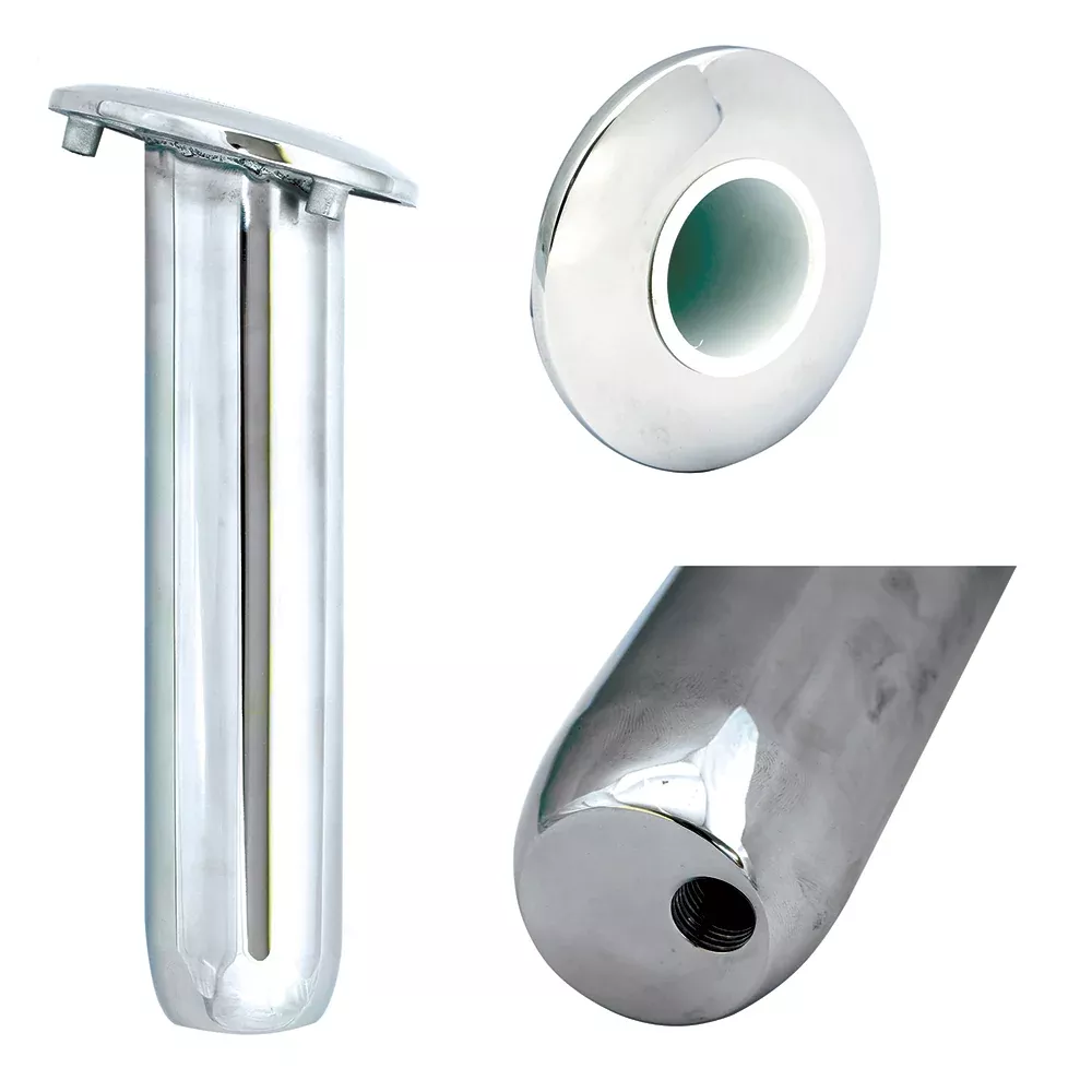 tigress-blind-mount-round-head-closed-base-rod-holder-15-176-9-quot Tigress Blind Mount Round Head Closed Base Rod Holder - 15° - 9"